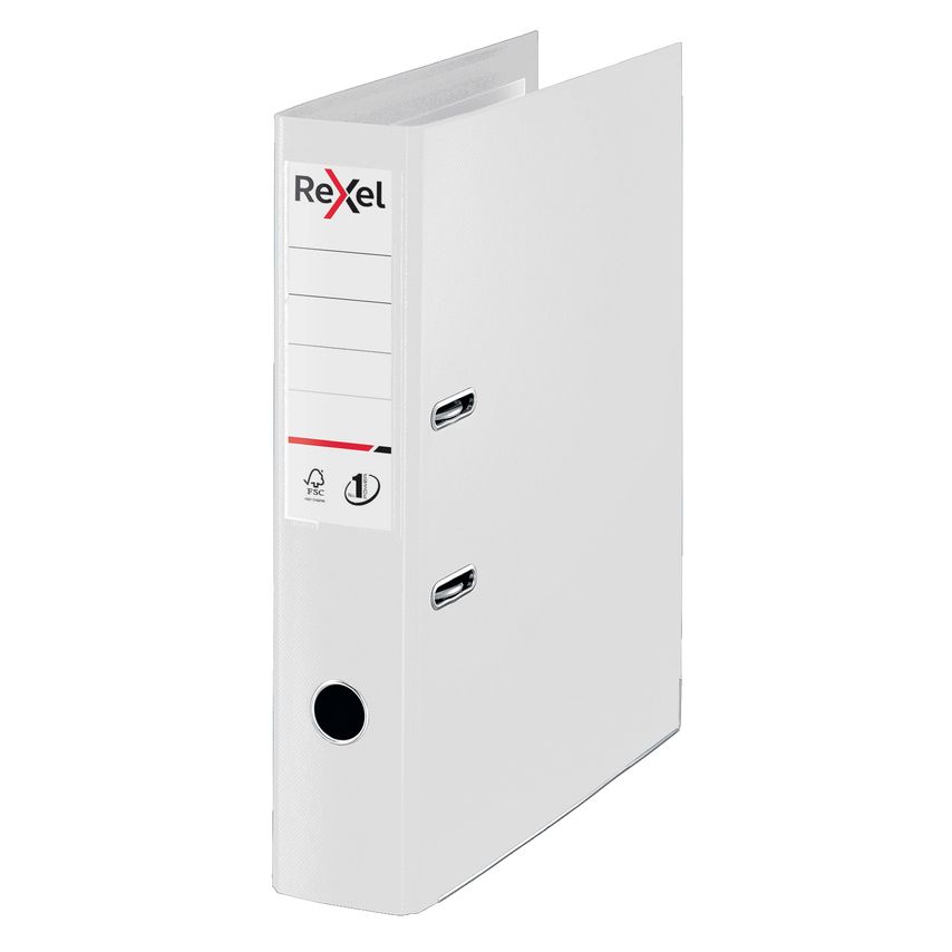 Rexel Rexel Choices Lever Arch File Polypropylene Foolscap 75mm Spine Width Whit