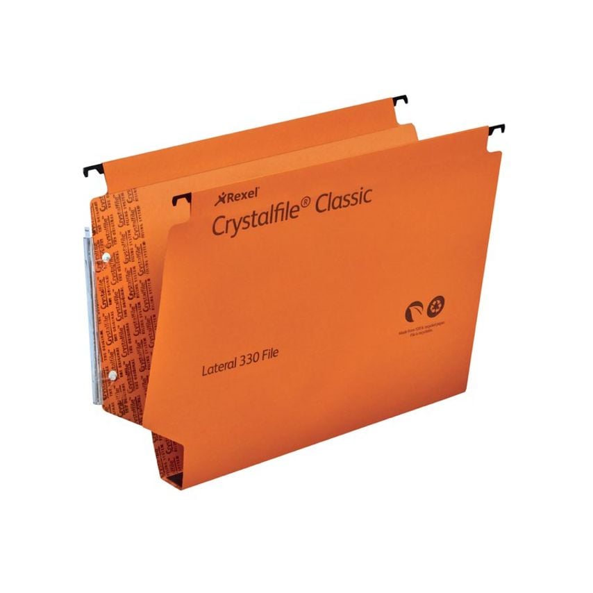 Twinlock Rexel Crystalfile Classic 300 Foolscap Lateral Suspension File Manilla