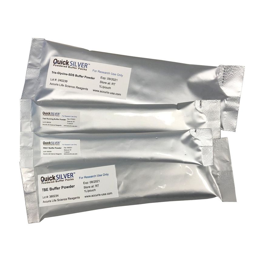 Benchmark Accuris QuickSilver TBS-T Buffer Powder Pouches PK100