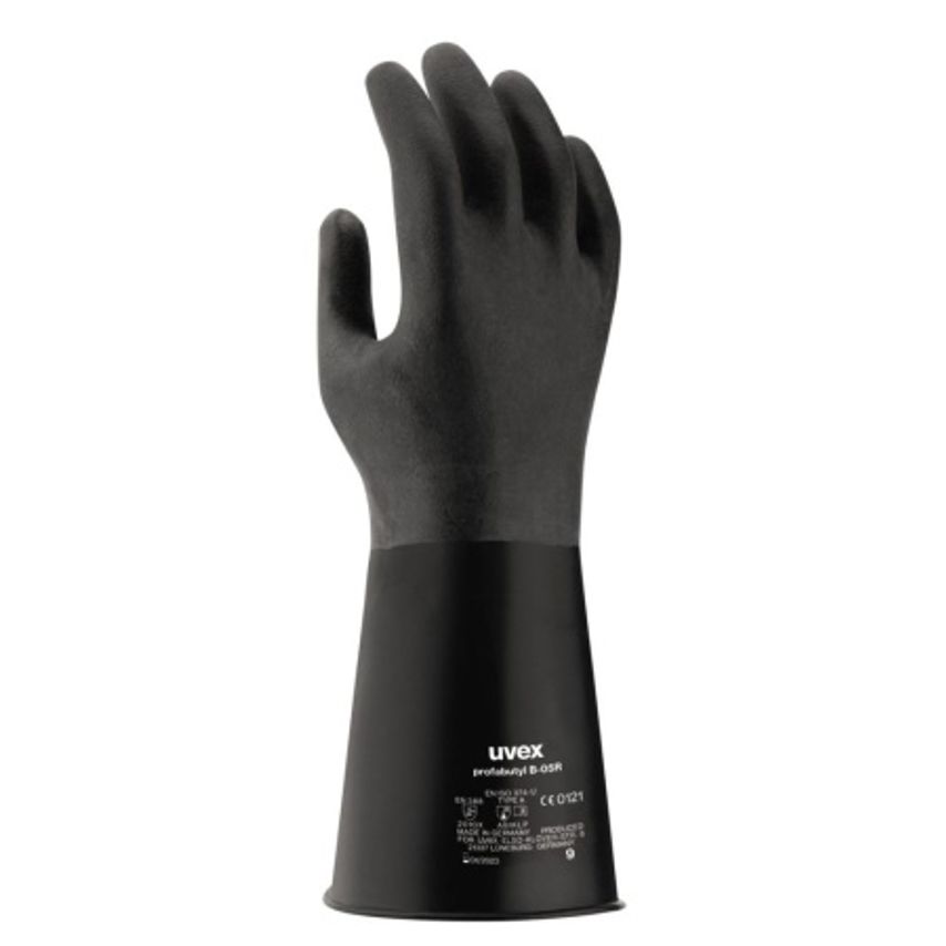 uvex Profabutyl B-05R Chemical Protection Gloves Size 11