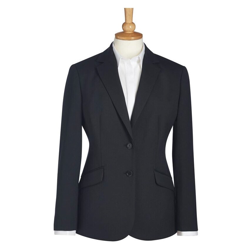 Brook Taverner Women's Size 8L Black Connaught Suit Jacket
