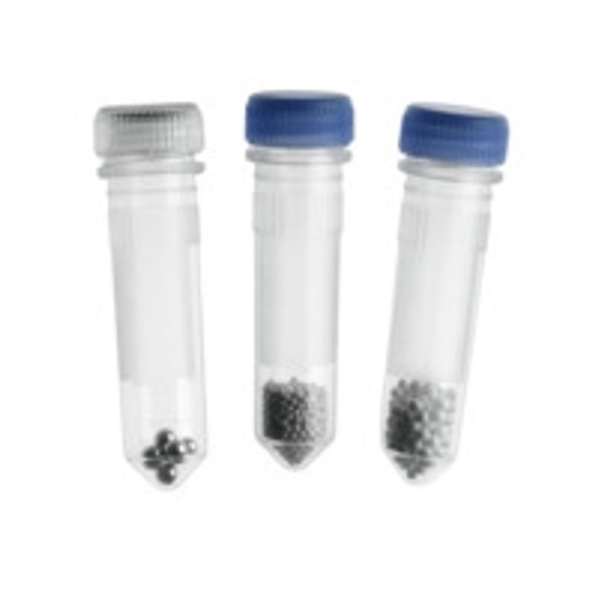 Sls Select Prefilled 2.0ml tubes Silica (Glass) Beads 0.5mm Acid Washed PK50