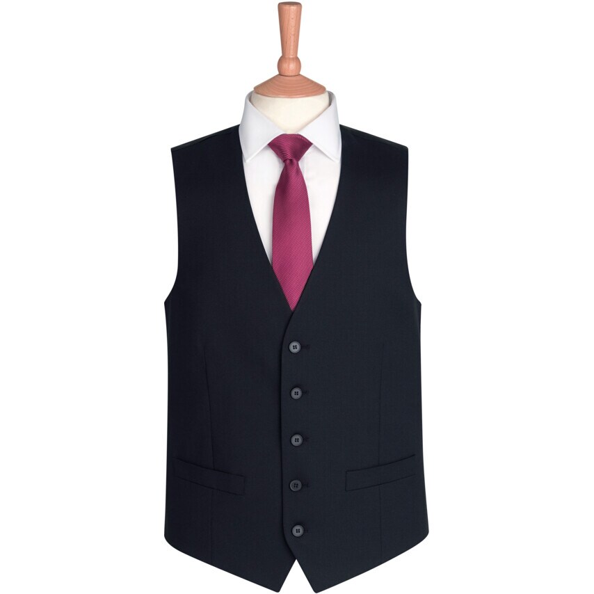Brook Taverner Mens 50R Charcoal Capital Waistcoat