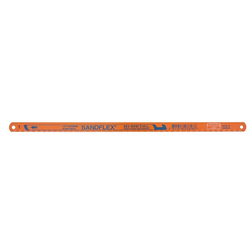 Bahco 3906 Sandflex Hacksaw Blades 300mm (12in) x 32 TPI (Pack 10) BAH39063210P