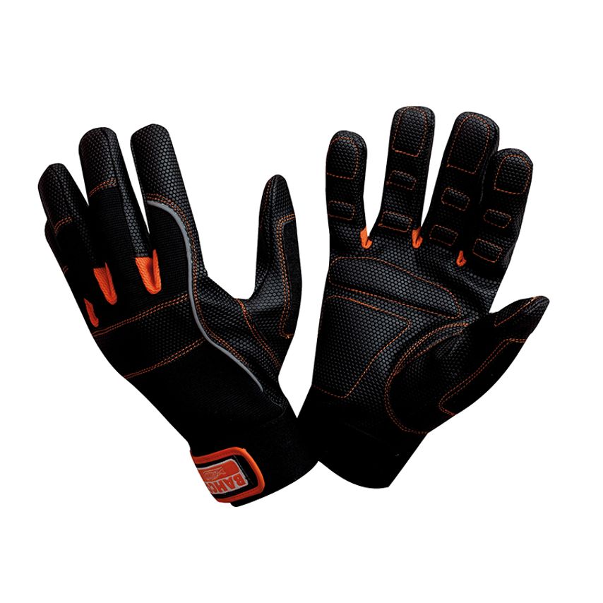 Bahco Power Tool Padded Palm Gloves - M (Size 8) BAHGL0108