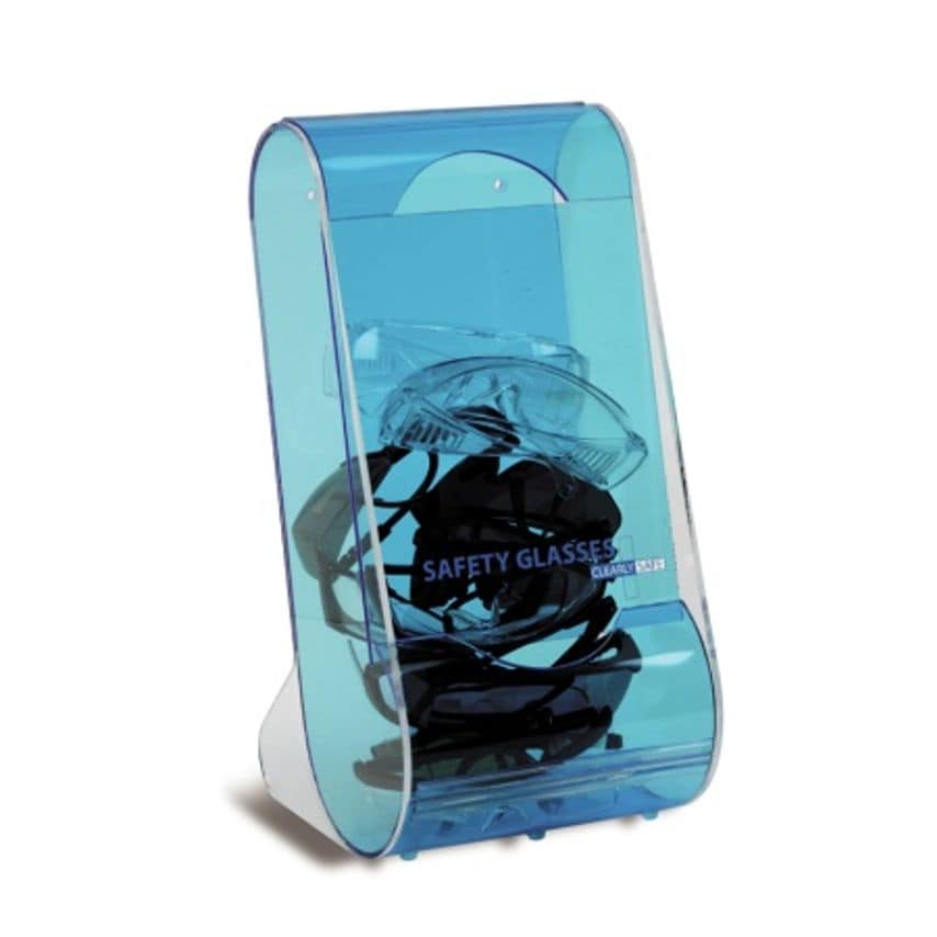 Heathrow ClearlySafe Acrylic Safety Glasses Dispenser -  Large (Wall Mounted) EA