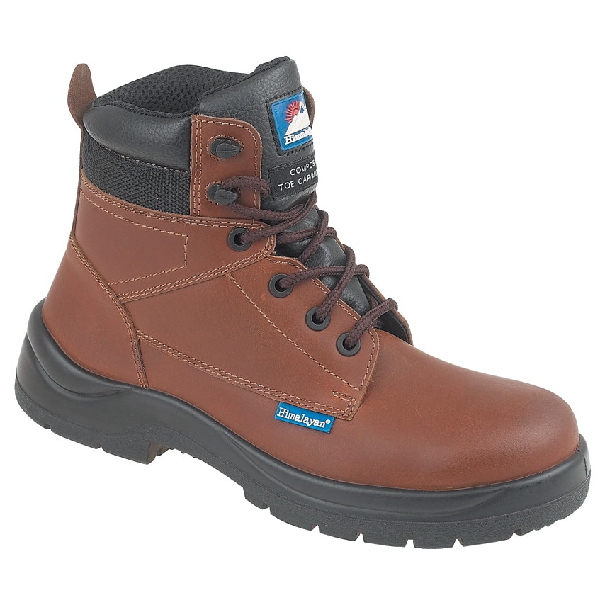 Himalayan 5119 Hygrip S3 Leather Safety Boots - Size 8