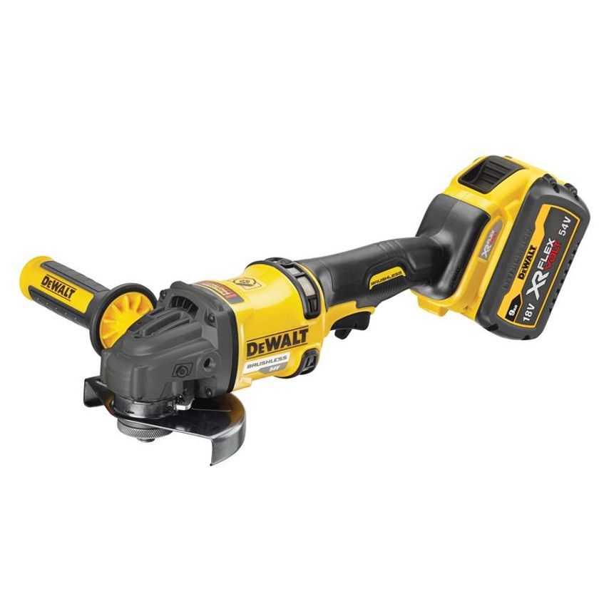 DeWALT DCG418X2-GB 125mm Cordless Angle Grinder, UK Plug