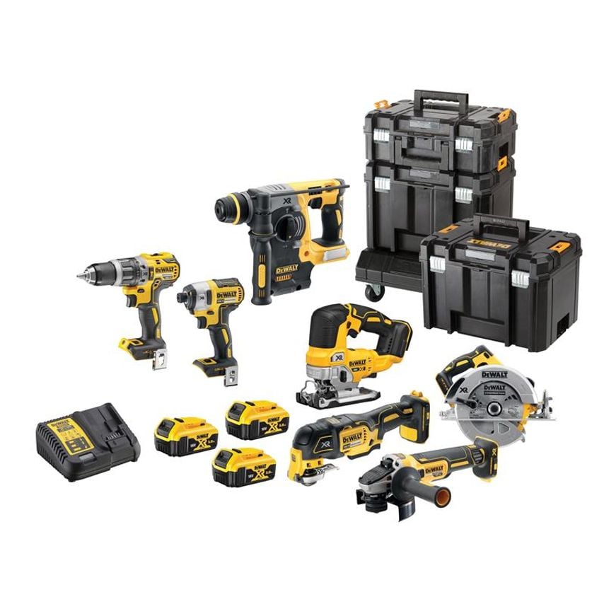 DeWalt DCK755P3T XR Brushless 7 Piece Kit 18V 3 x 5.0Ah Li-ion DEWDCK755P3T