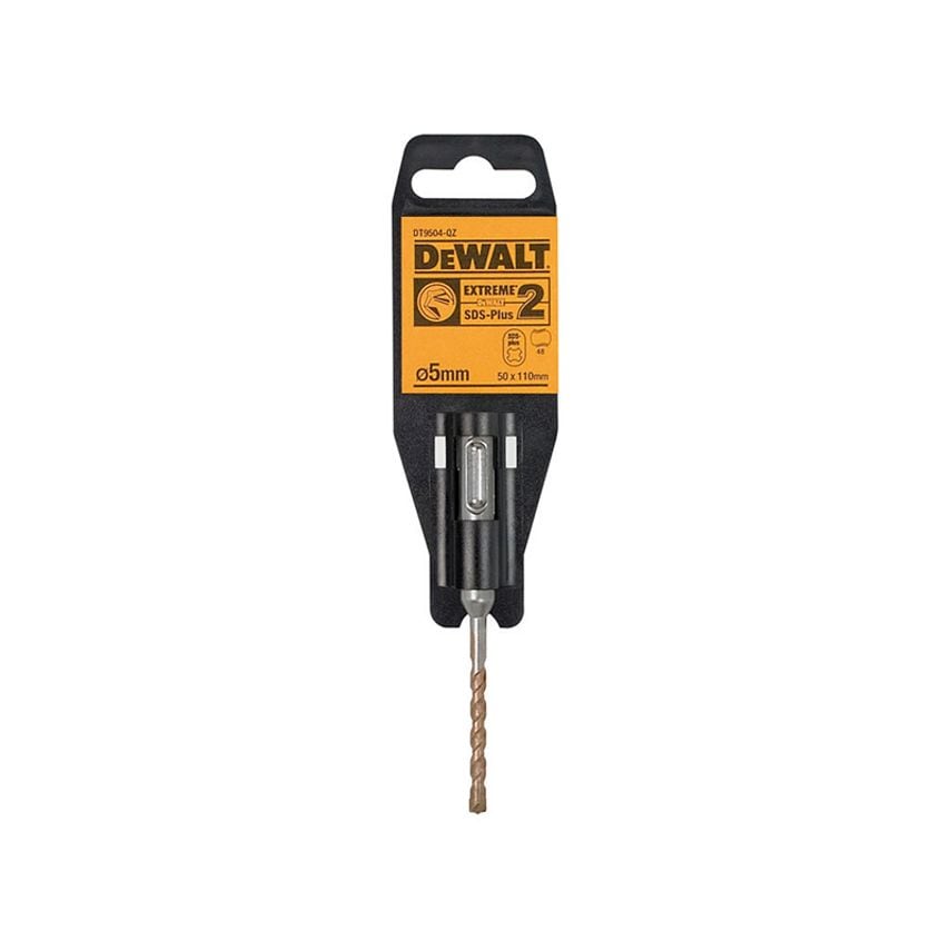 DeWalt SDS Plus EXTREME 2 Drill Bit 5 x 110mm DEWDT9504QZ