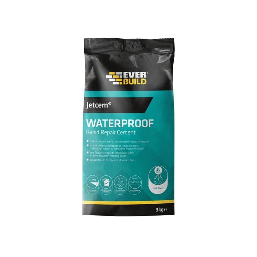 Jetcem Waterproofing Rapid Set Cement (Single 3kg Pack)