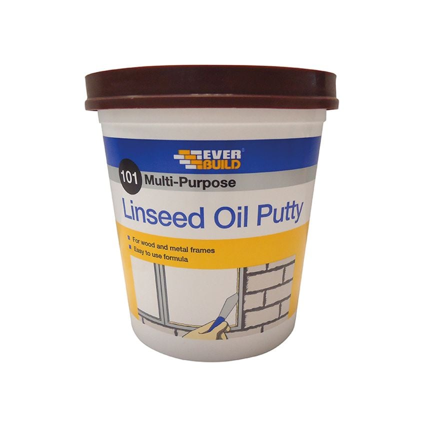 Shop Everbuild 101 MultiPurpose Linseed Oil Putty Brown 2kg