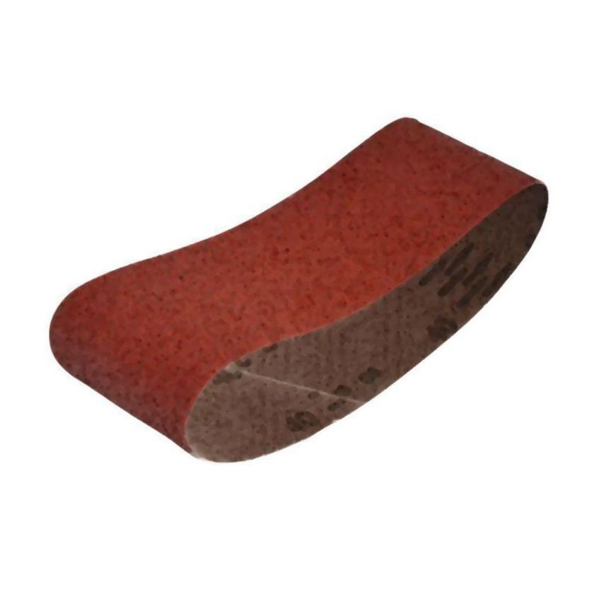 Faithfull Cloth Sanding Belt 533 x 75mm Medium 80G (Pack 3) FAIAB75533M