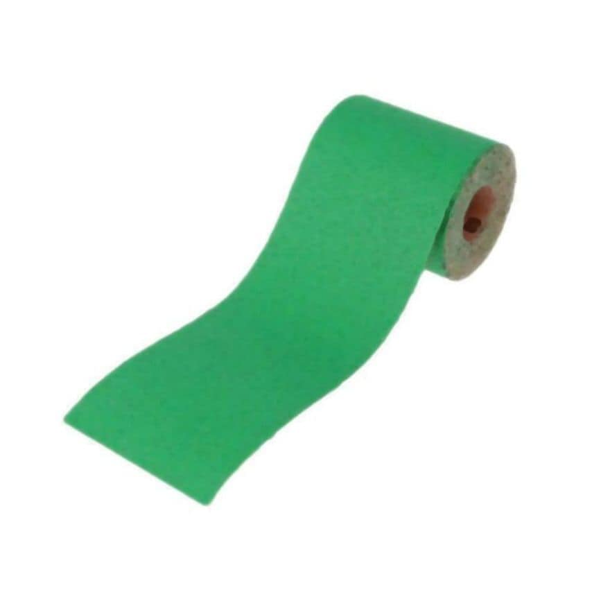 Faithfull Aluminium Oxide Sanding Paper Roll Green 115mm x 5m 40G FAIAR540G