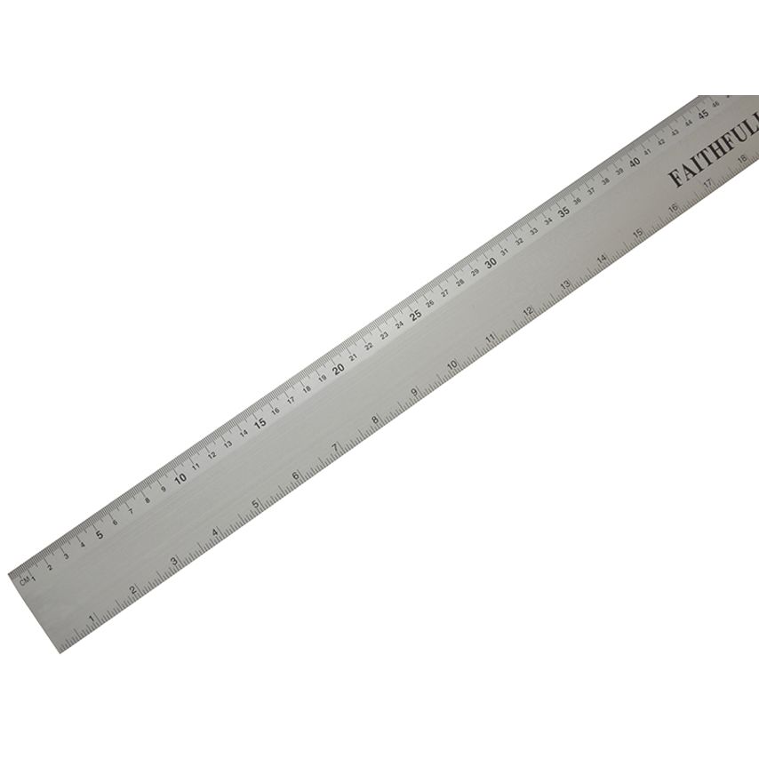 Aluminium Flat Rule 1m/39in FAIRULE1000