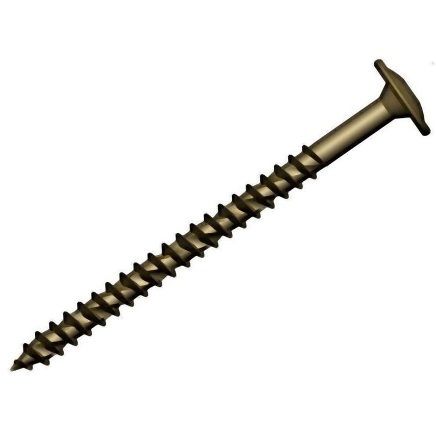 Forgefix Wafer Head TORX Compatible Construction T40 Screws Tan 8x180mm Tub 25 F