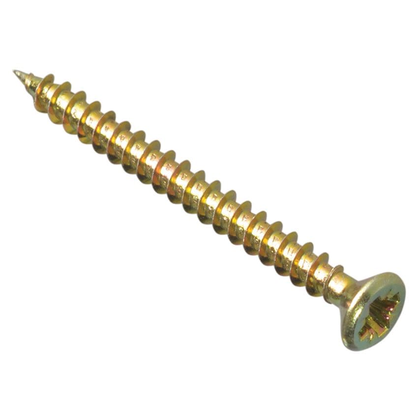 Forgefix Multi-Purpose Pozi Compatible Screw CSK ST ZYP 3.5 x 40mm Box 200 FORMP