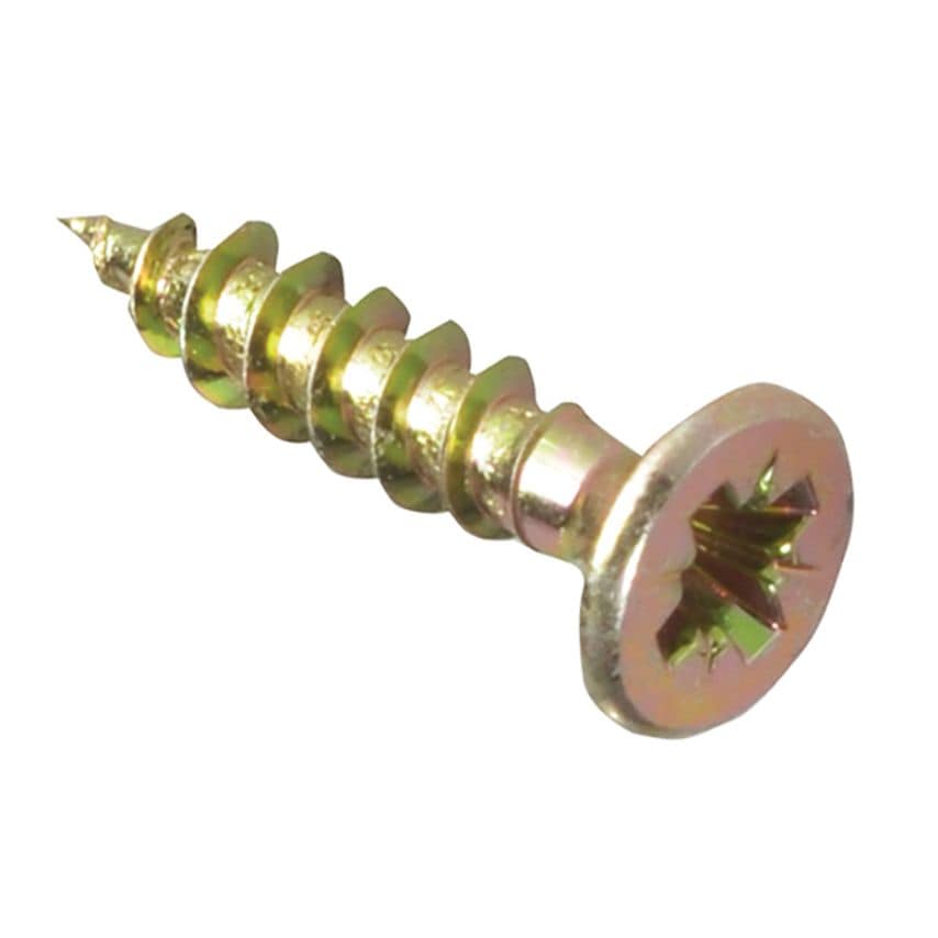 Forgefix Multi-Purpose Pozi Compatible Screw CSK ST ZYP 4.0 x 20mm Box 200 FORMP