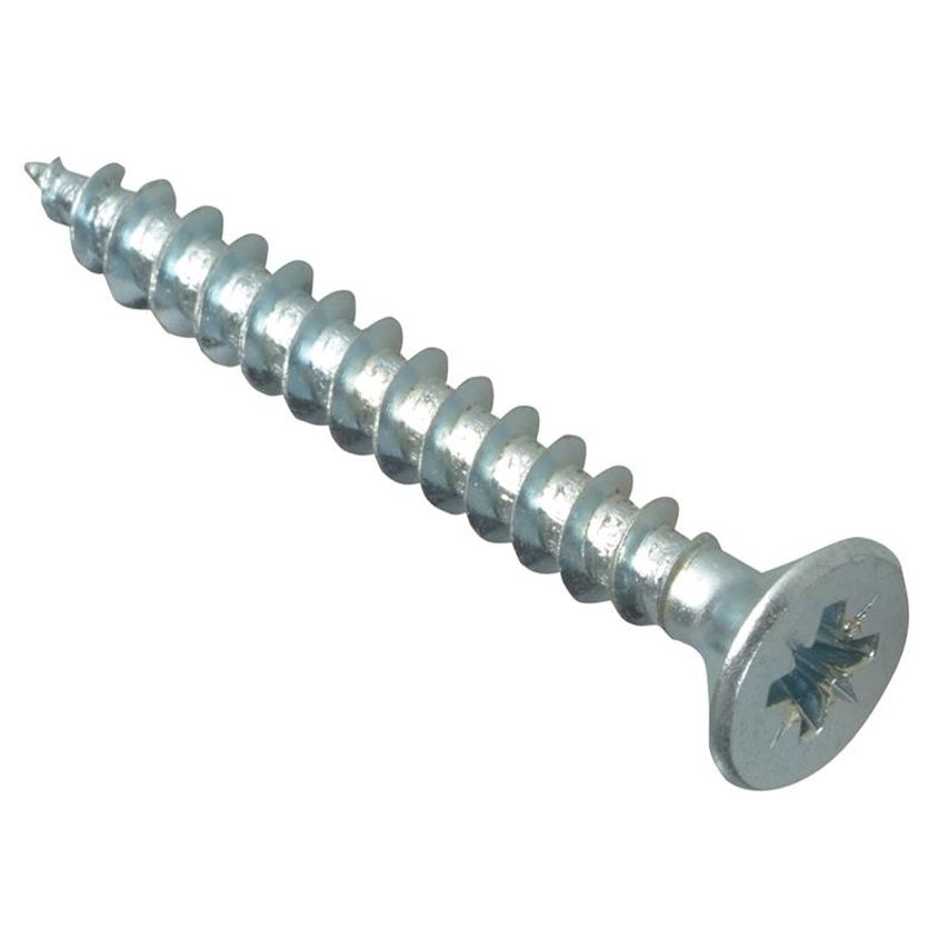 Forgefix Multi-purpose Pozi Compatible Screw Csk ST ZP 5 X 40MM Box 200