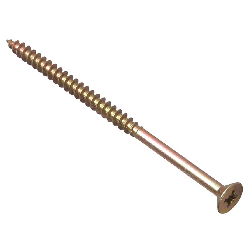 Forgefix Multi-purpose Pozi Compatible Screw Csk ST ZYP 5.0 X 90MM Box 100 - Picture 1 of 1