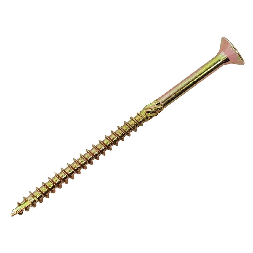 Forgefix Spectre PZ Compatible Wood Screw CSK ZYP 5.0 x 120mm Box 100 FORSPE5120