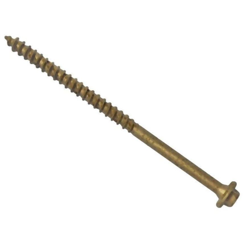 Forgefix Hexagonal/TORX Compatible Timber T30 Screws Tan 7x100mm Tub 50 FORTF710