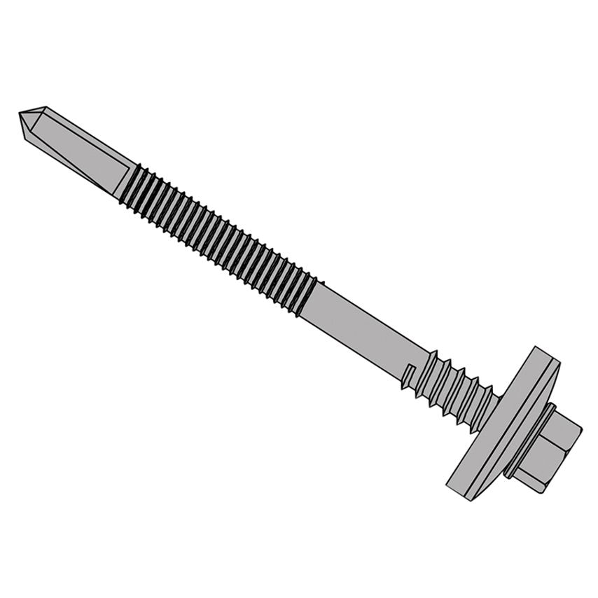 Forgefix TechFast Composite Panels To Steel Hex Screw NO.5 Tip 5.5 X 150MM Box 1
