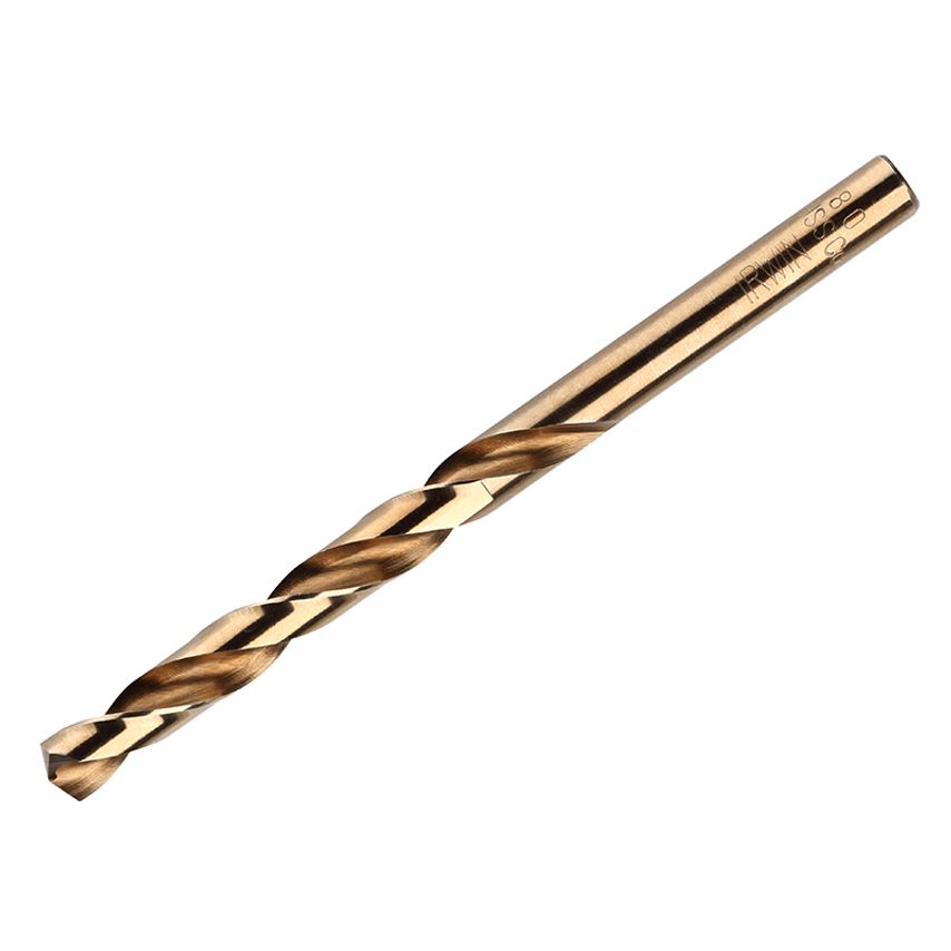 IRWIN HSS Cobalt Drill Bits 4.0mm OL:75mm WL:43mm Pack of 10