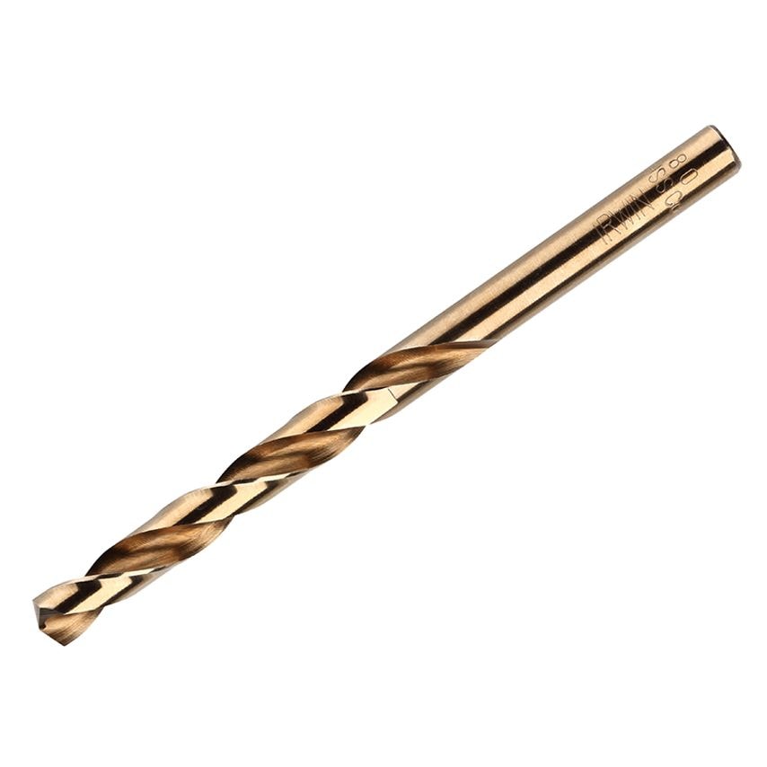Irwin Hss Cobalt Drill Bits (10) 5.0mm Ol86mm Wl52mm Irw10502527