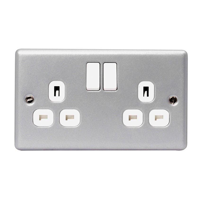 Metal Clad Switched Socket