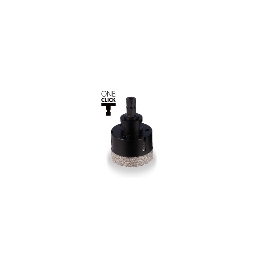 Mandrex DryXcut Vacuum Brazed 5mm Diamond Hole Saw with Cooling Wax
