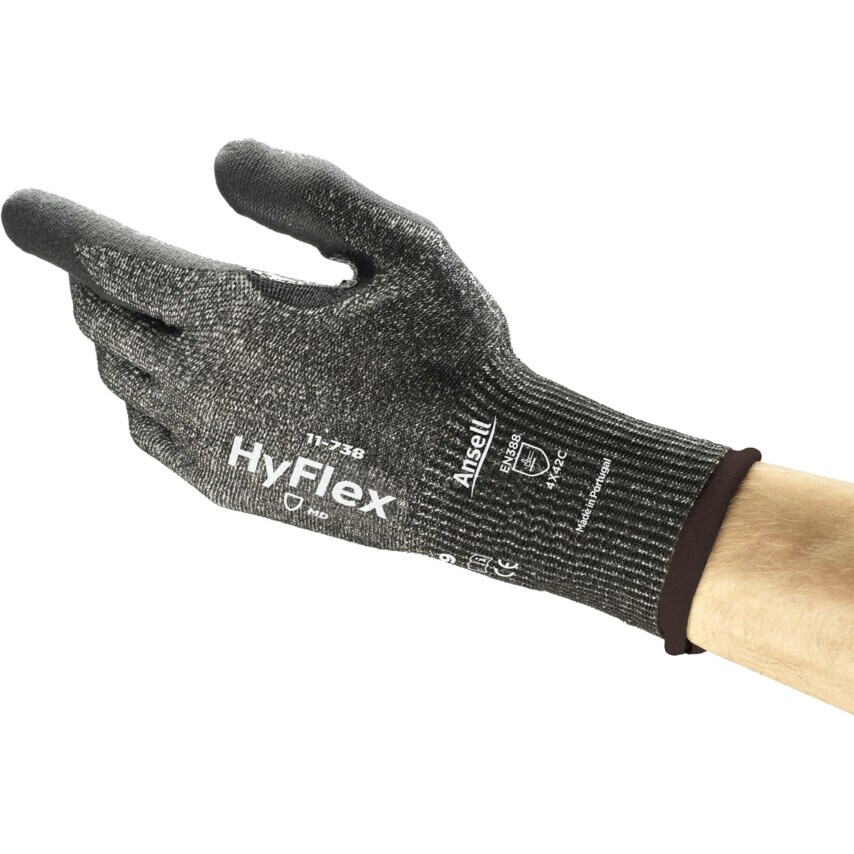Ansell 11-738 Hyflex Cut Resistant Gloves Size 6