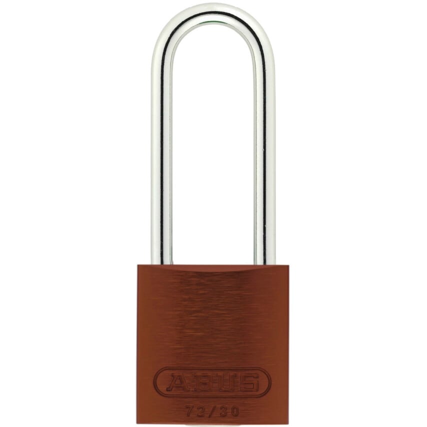 Abus 72/30HB50 30mm Aluminium Padlock 50mm Long Shackle Brown- you get 6