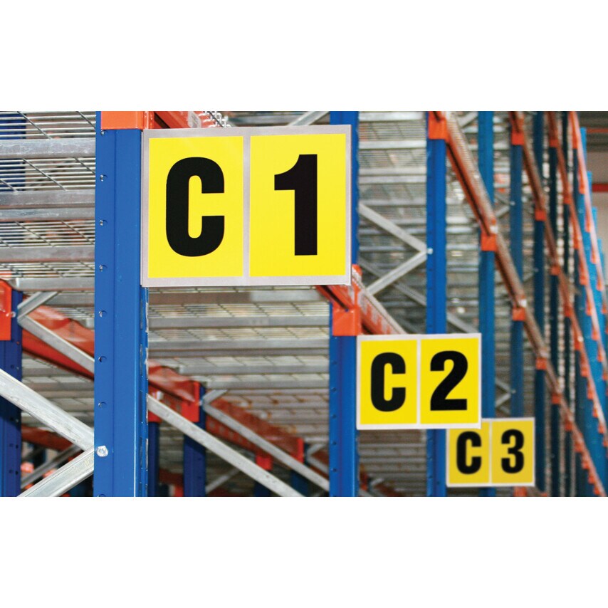 Beaverswood Aisle Marker, Letter E, 2-Digit, Magnetic, 260 x 310mm