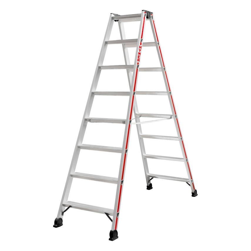 Hymer 4024 Double Sided Stepladder 2 x 8 Tread