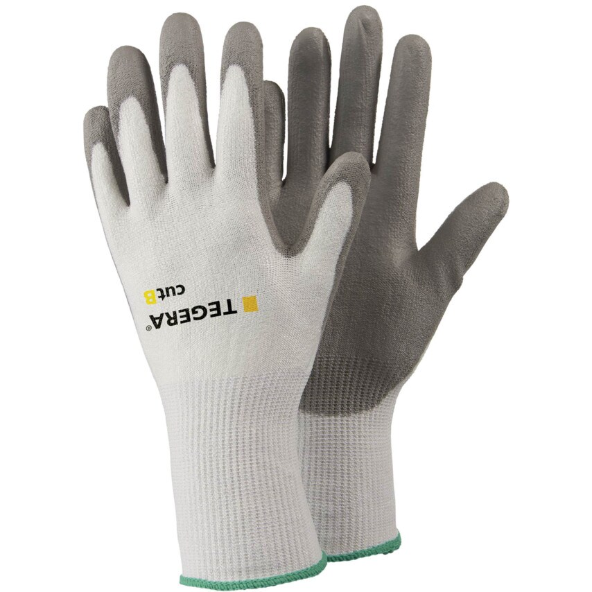 Ejendals 10430 Tegera PU Palm Dipped Cut B Gloves - Size 8- you get 12