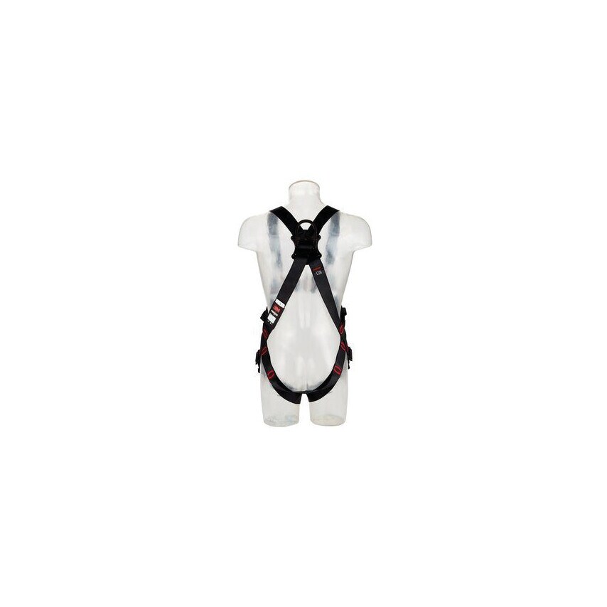 3M 1161610 Protecta Standard Vest Style Black Fall Arrest 2-Point Harness (M/L) - Picture 4 of 4