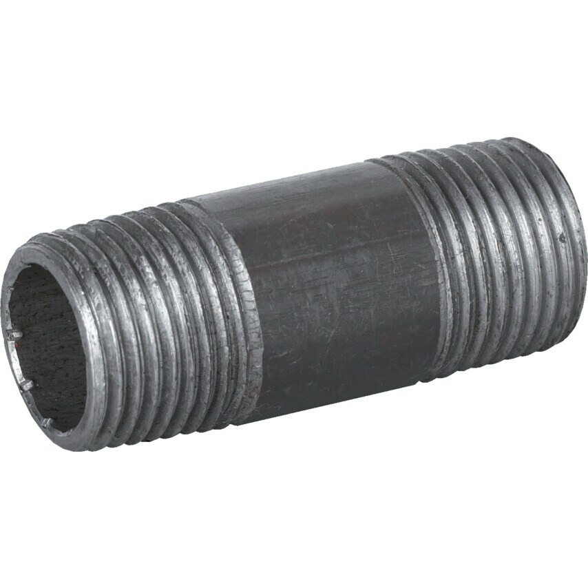 Vale BN8-50 1/2 BSPT Barrel Nipple BS1387 Black