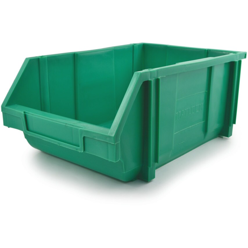Matlock Plastic Storage Bin, Green PK005 at Zoro
