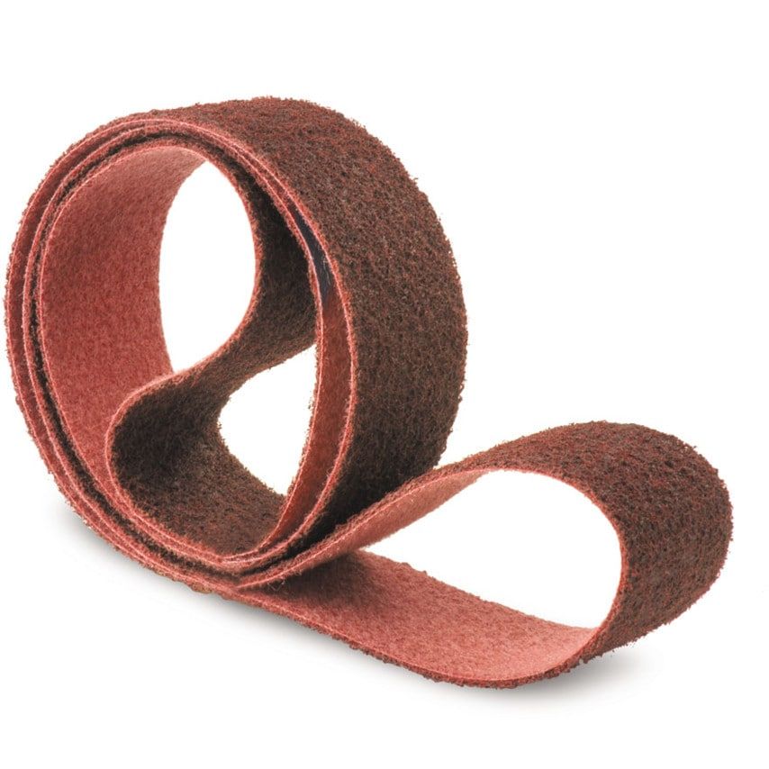 Bibielle Surface Conditioning Belt Low Stretch 25X1065 Medium Red- you get 12