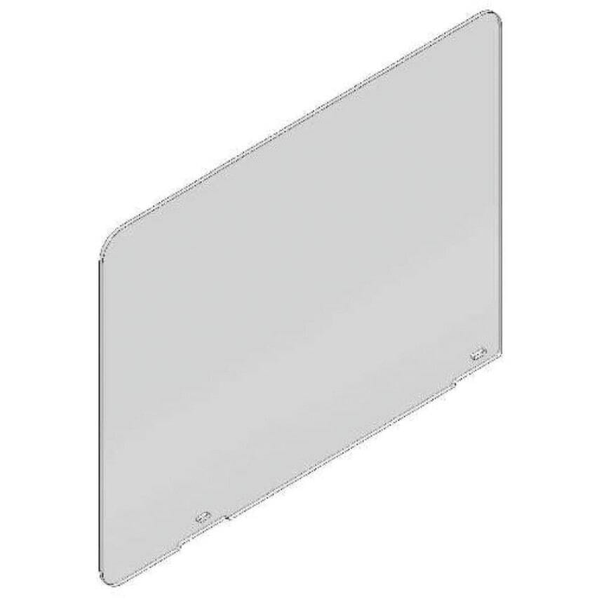GPC Industries Return Screen, Clear Acrylic, 8mm, 900X750mm