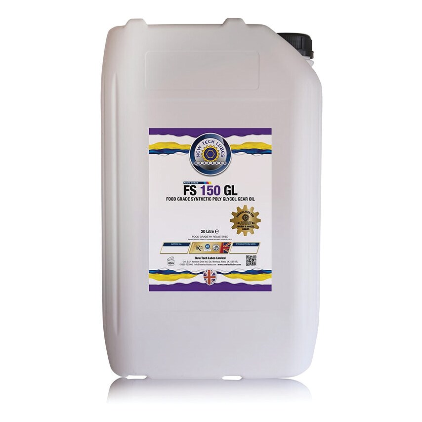 New Tech Lubes Food Safe H1 Synthetic Gear OIL150 20L