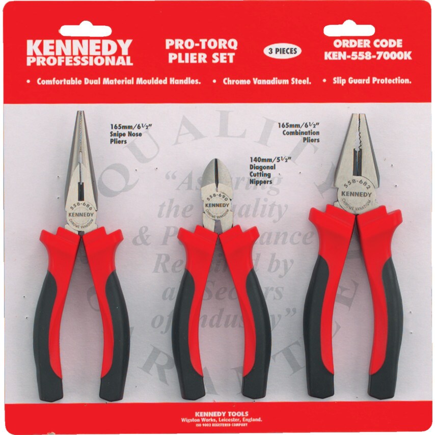KennedyPro Protorq Pliers (SET3) KEN5582120K at Zoro