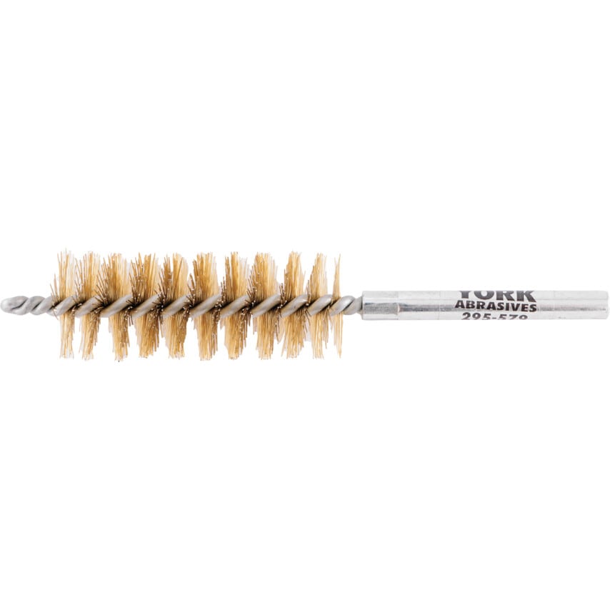 York 7/8IN Double Spiral Power Brush- Brass