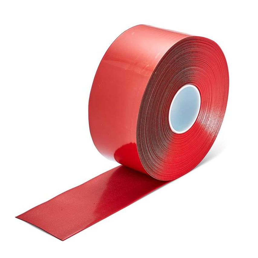 Strata Sales Tough Route Heavy - Durable line marking tape 100mmx 30m Red