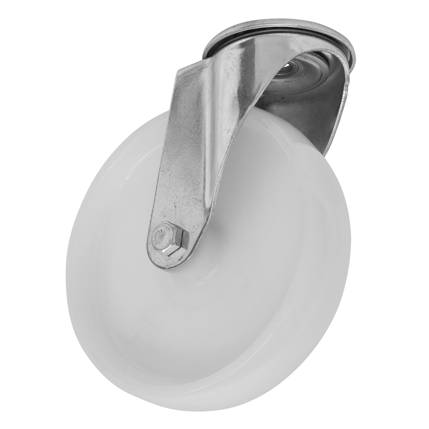 Sealey Heavy Duty Nylon Castor Wheel Bolt Hole 80mm - Trade  - Picture 1 of 1