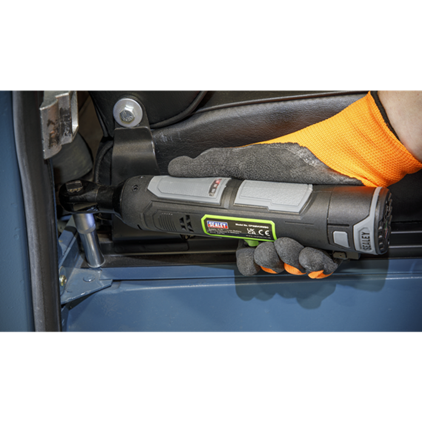 Shop Sealey Cordless Ratchet Wrench 45nm 3/8"Sq. Drive 10.8V 2AH
