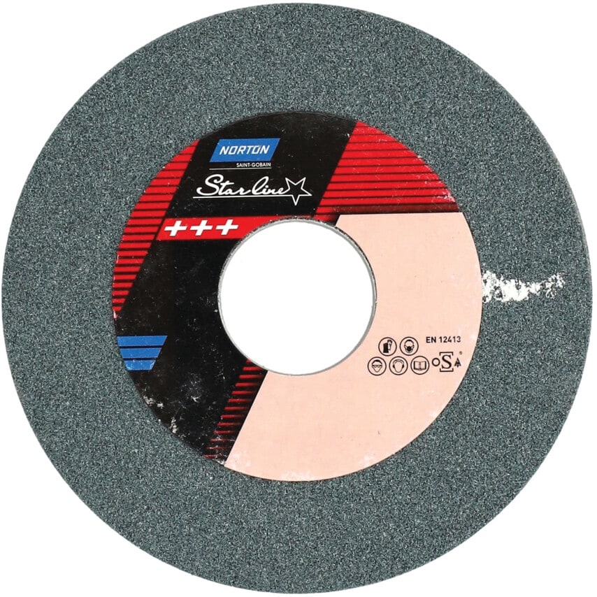 Norton Saint Gobain Starline 300x25x127 39C60KVS S/C Bench Grinding W- you get 6