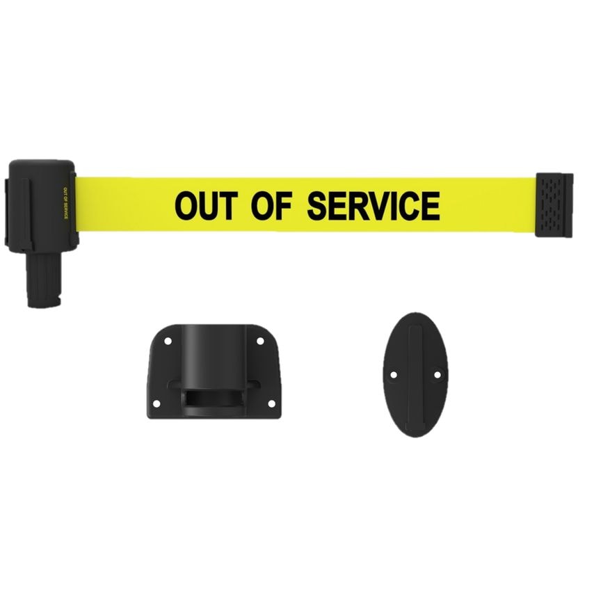 Banner Stakes Plus Line Wall Mount System - "out of Service" Banner Head PL4111