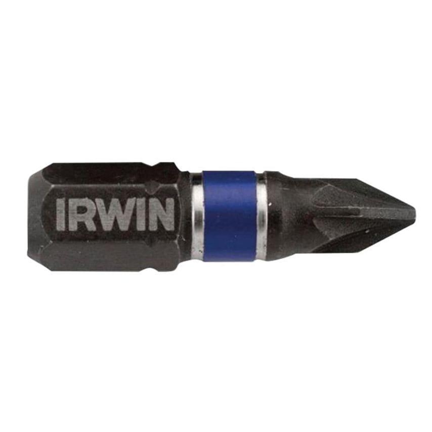 Irwin Impact Pro Performance Screwdriver Bits PZ2 25mm, Pack of 2 IRWIW6061407